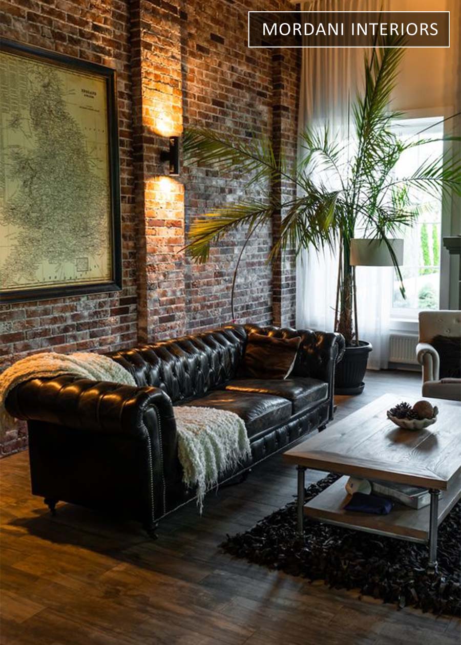 Heritage Black Leather Upholstery